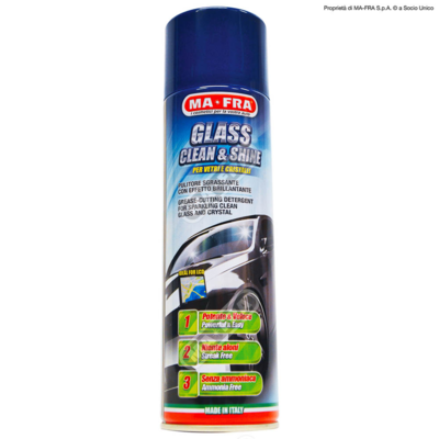 MA-FRA Очиститель стекол и LCD экранов GLASS CLEAN and SHINE (spray) 200 мл H0183